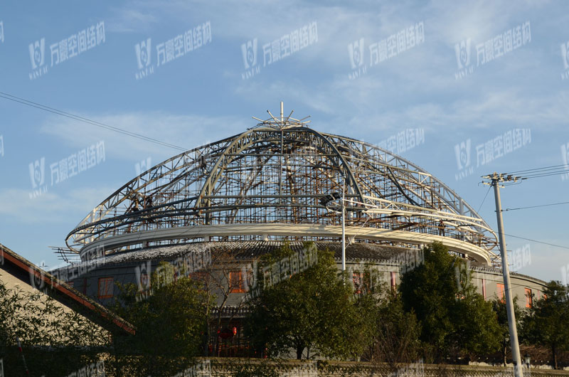 Tianhua Large Stage Shaped Steel Structure Project