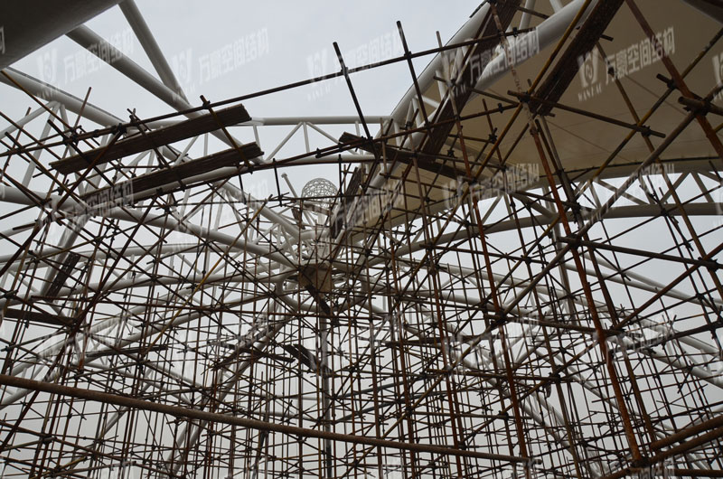 Tianhua Large Stage Shaped Steel Structure Project