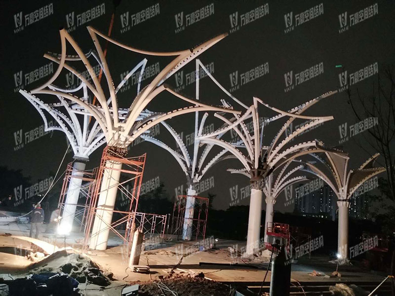 Dongguan Dongjiang West Bank Special-shaped Steel Structure Project