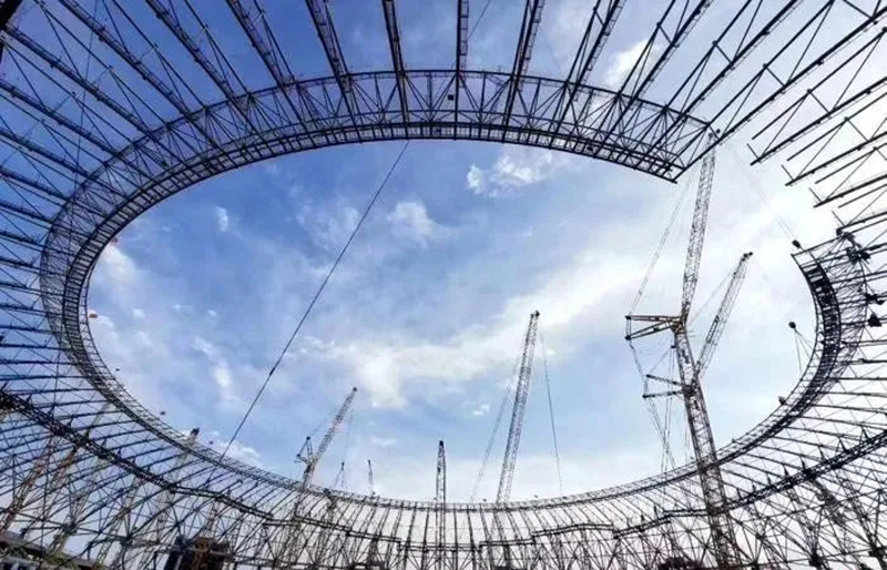 [UFO stamping] 2021 Universiade Dongan Lake Stadium steel structure capped