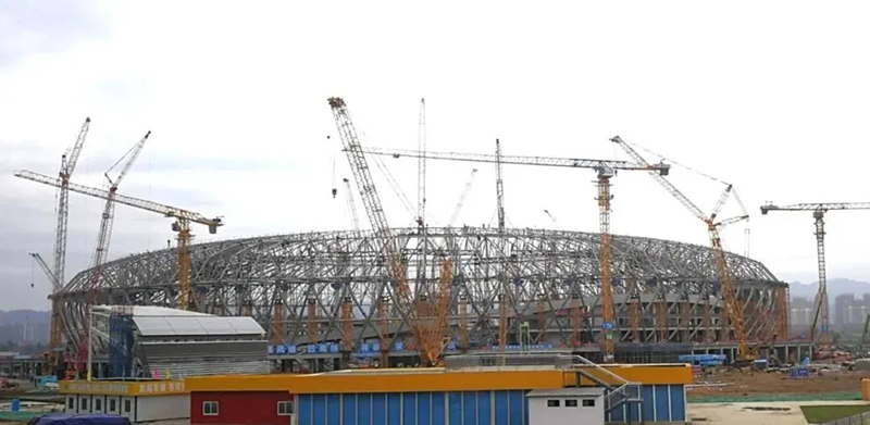 [UFO stamping] 2021 Universiade Dongan Lake Stadium steel structure capped