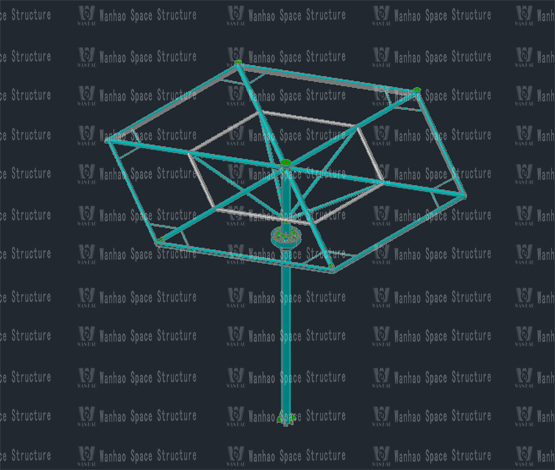 Umbrella-shaped PTFE membrane structure project of Wuxiang Subway Station