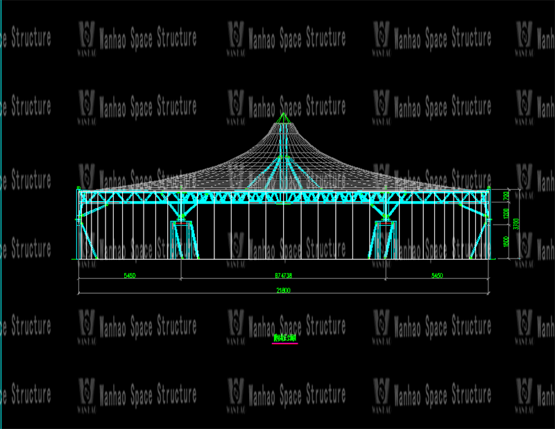 Wanhao's 2020 bid 6-Nanjing Garden Expo Garden dome membrane structure shed project