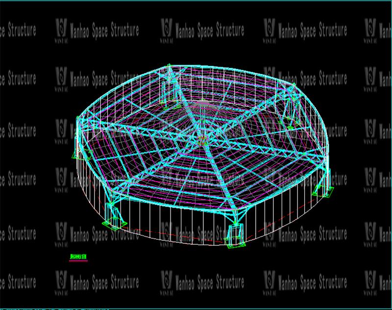 Nanjing Yuanbo Garden dome membrane structure shed project