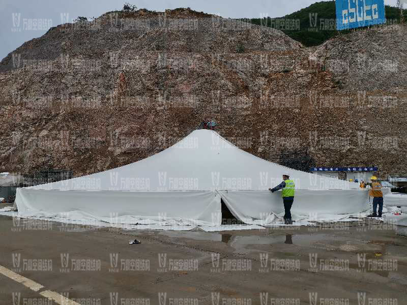 Nanjing Yuanbo Garden dome membrane structure shed project