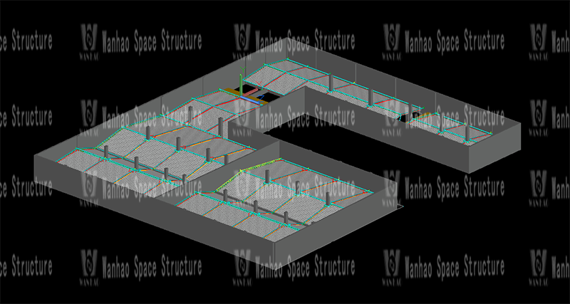 The indoor steel membrane structure project of the wastewater station of Zhejiang Xianju Pharmaceutical Co., Ltd. was completed