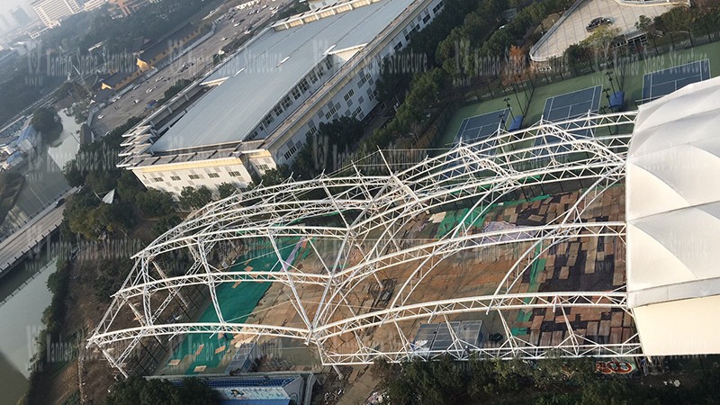 Ningbo (Yinzhou) Tennis Center Sunshade Membrane Structure Project Phase II Project