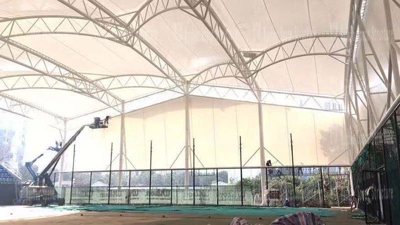 Ningbo (Yinzhou) Tennis Center Sunshade Membrane Structure Project Phase II Project