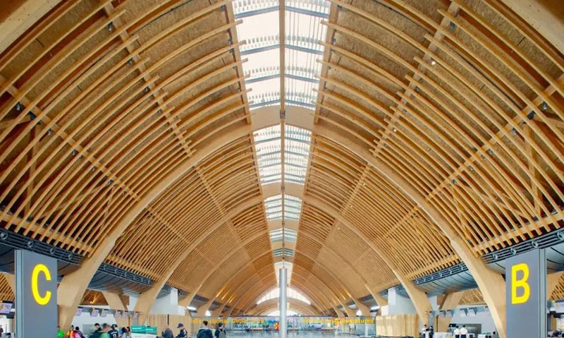 [Timber structure] Cebu Airport Terminal