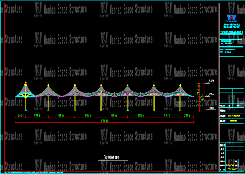 The Membrane Structure Project (Phase II) of the Tourism Poverty Alleviation Infrastructure Project (Phase II) of Ulan County Chaka Scenic Spot