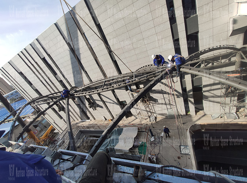 Xintai Excellence·Fortune Plaza membrane structure project completed