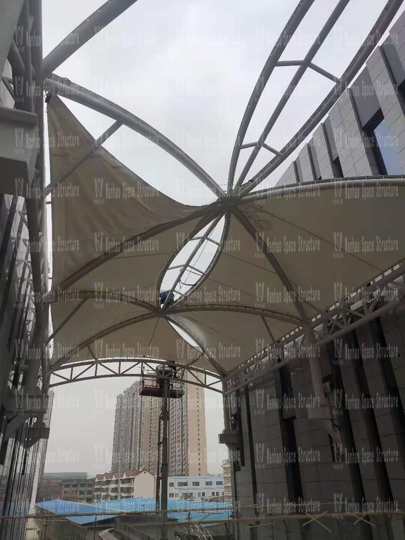 Xintai Excellence·Fortune Plaza membrane structure project completed