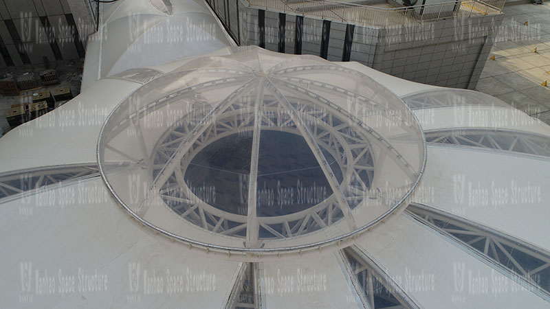 Xintai Excellence·Fortune Plaza membrane structure project completed