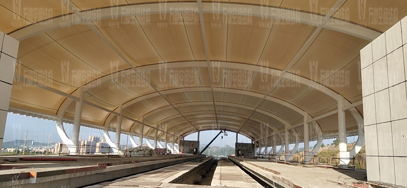 Qingyuan Maglev Project Lianhu Station Steel Membrane Structure Project