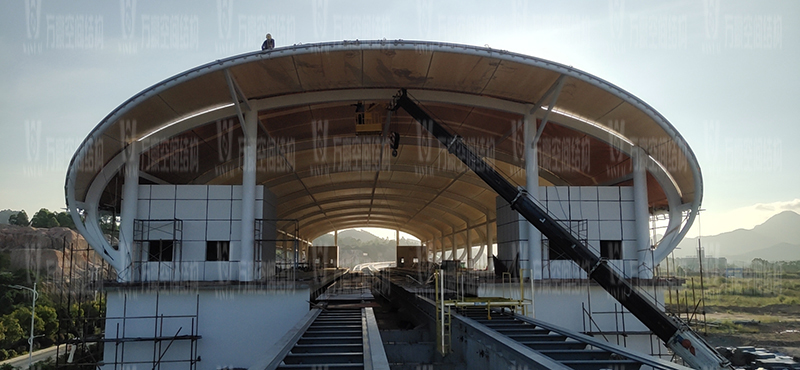 Qingyuan Maglev Project Lianhu Station Steel Membrane Structure Project