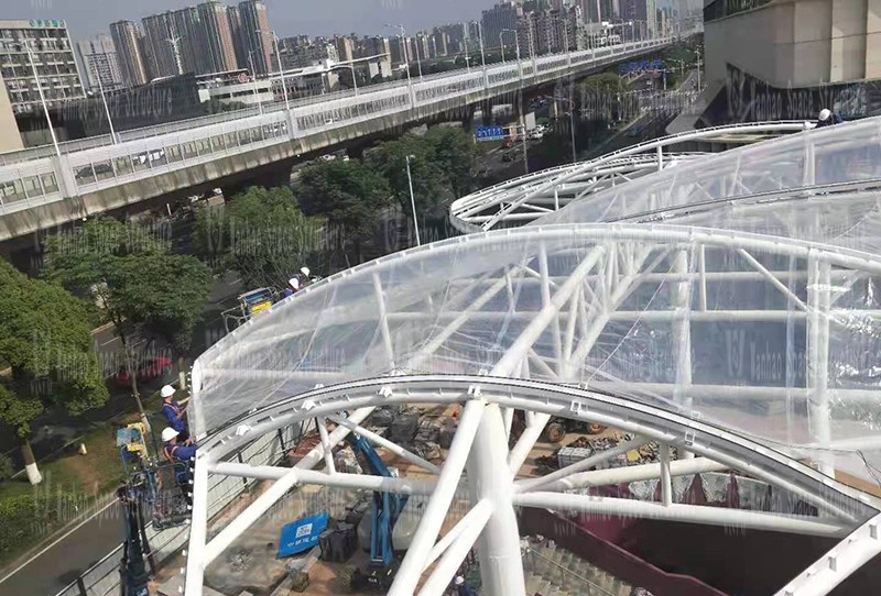 Changsha Guitang Sponge Demonstration Park Construction Project ETFE Membrane Structure Project