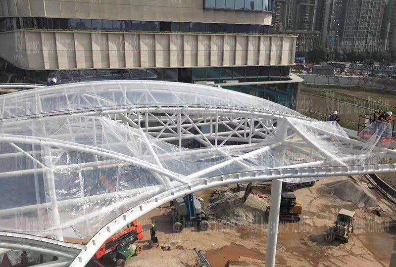 Changsha Guitang Sponge Demonstration Park Construction Project ETFE Membrane Structure Project