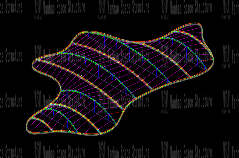 Changsha Guitang Sponge Demonstration Park Construction Project ETFE Membrane Structure Project