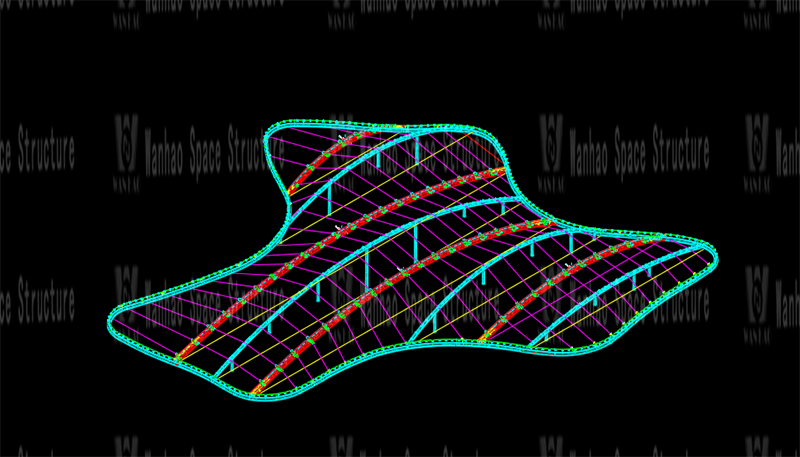 Changsha Guitang Sponge Demonstration Park Construction Project ETFE Membrane Structure Project