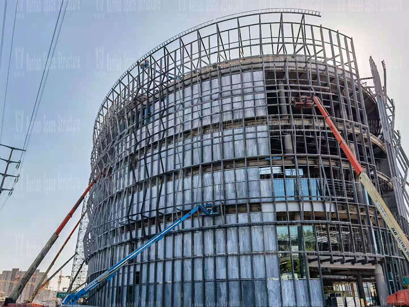 Shaoxing International Convention and Exhibition Center Phase I B District Conference Center PTFE facade mesh membrane project completed