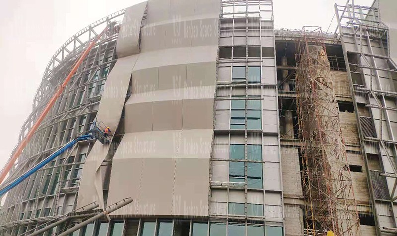 Shaoxing International Convention and Exhibition Center Phase I B District Conference Center PTFE facade mesh membrane project completed