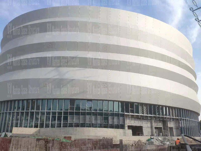 Shaoxing International Convention and Exhibition Center Phase I B District Conference Center PTFE facade mesh membrane project completed