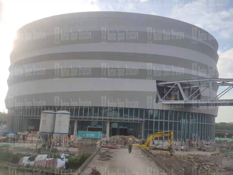 Shaoxing International Convention and Exhibition Center Phase I B District Conference Center PTFE facade mesh membrane project completed