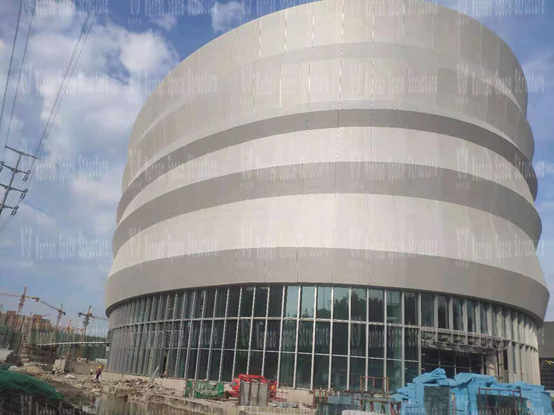 Shaoxing International Convention and Exhibition Center Phase I B District Conference Center PTFE facade mesh membrane project completed