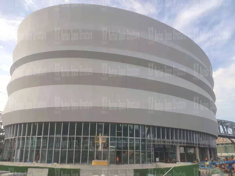 Shaoxing International Convention and Exhibition Center Phase I B District Conference Center PTFE facade mesh membrane project completed