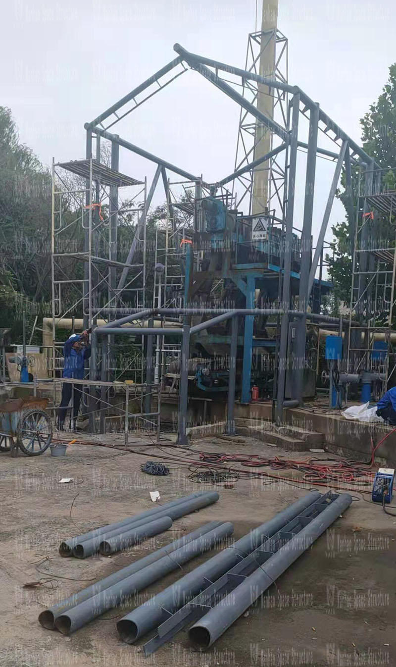 Bozhou sewage treatment plant phase I oxidation ditch seal upgrading project started construction