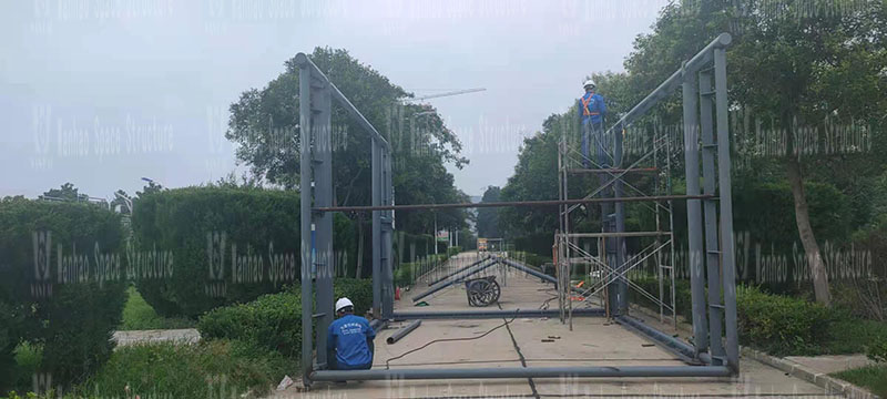 Bozhou sewage treatment plant phase I oxidation ditch seal upgrading project started construction
