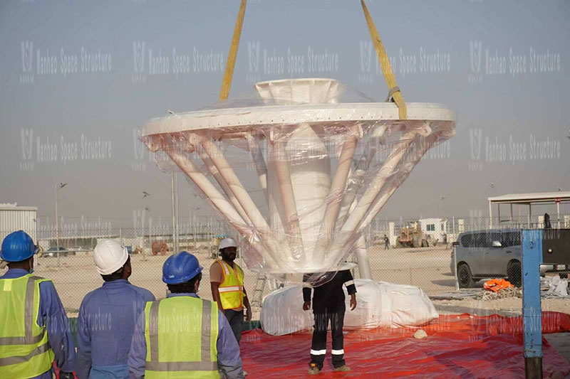 Qatar camel market membrane structure project completed