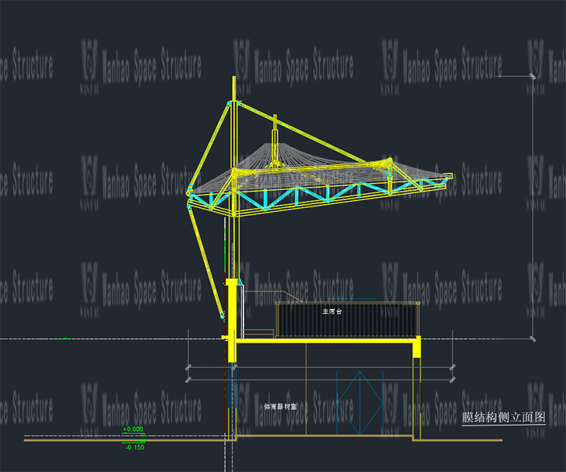 The 12th bid of Wanhao 2021-Zhangjiagang City's new nine-year consistent school membrane structure project