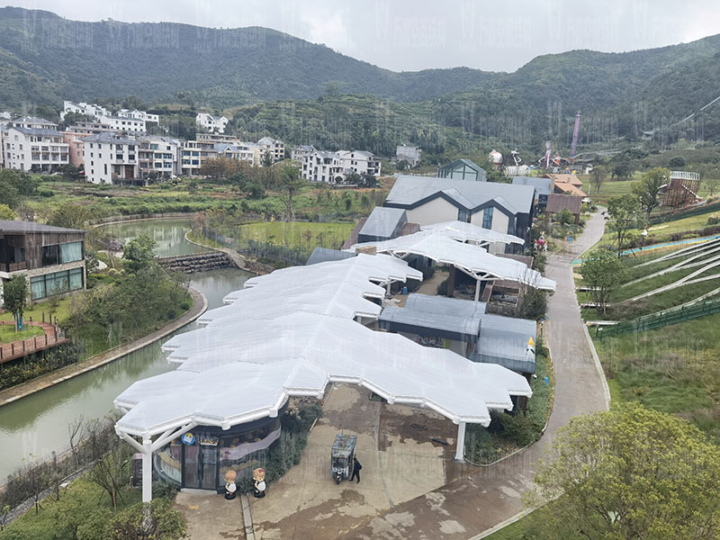 Membrane structure project of Yueqing Tieding Park