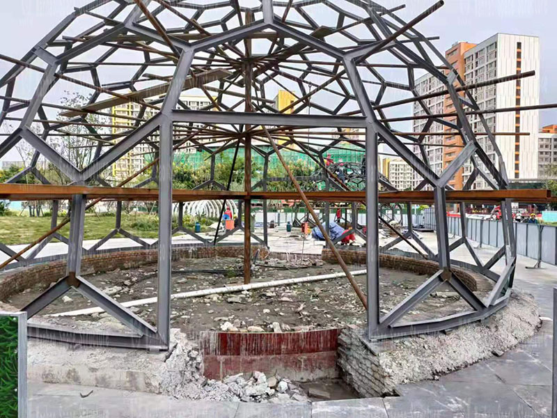 Five-star bazaar steel membrane structure project for wireless innovation city functional space business optimization