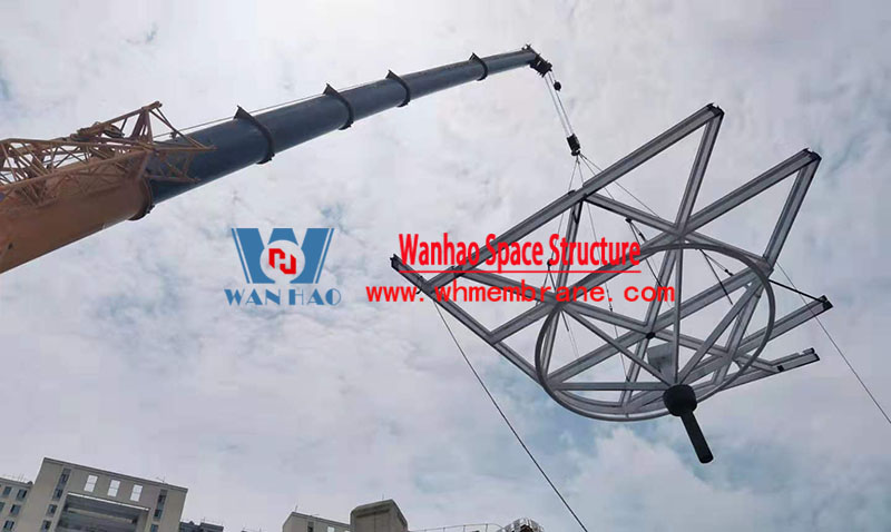 Taizhou Dabanqiao ETFE air pillow canopy project