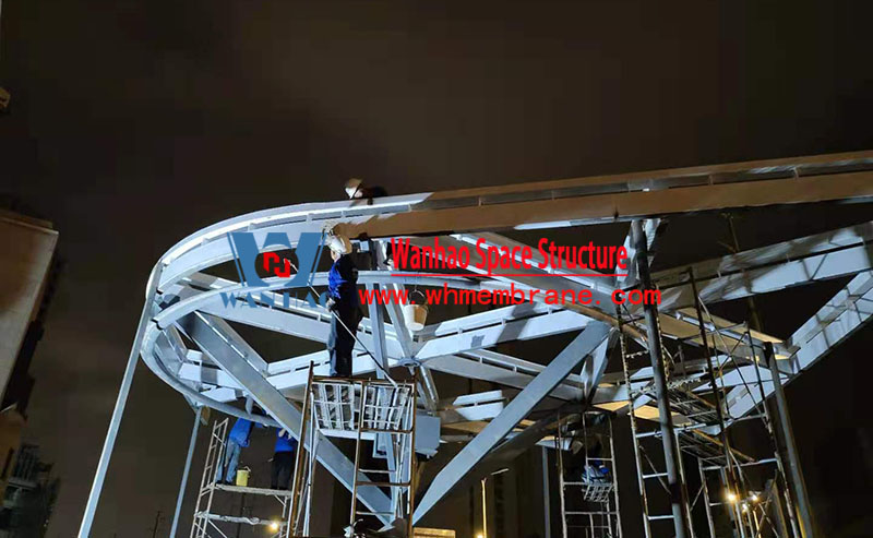 Taizhou Dabanqiao ETFE Air Pillow Sky Screen Project