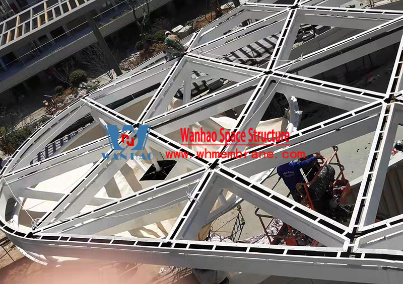 Taizhou Dabanqiao ETFE Air Pillow Sky Screen Project