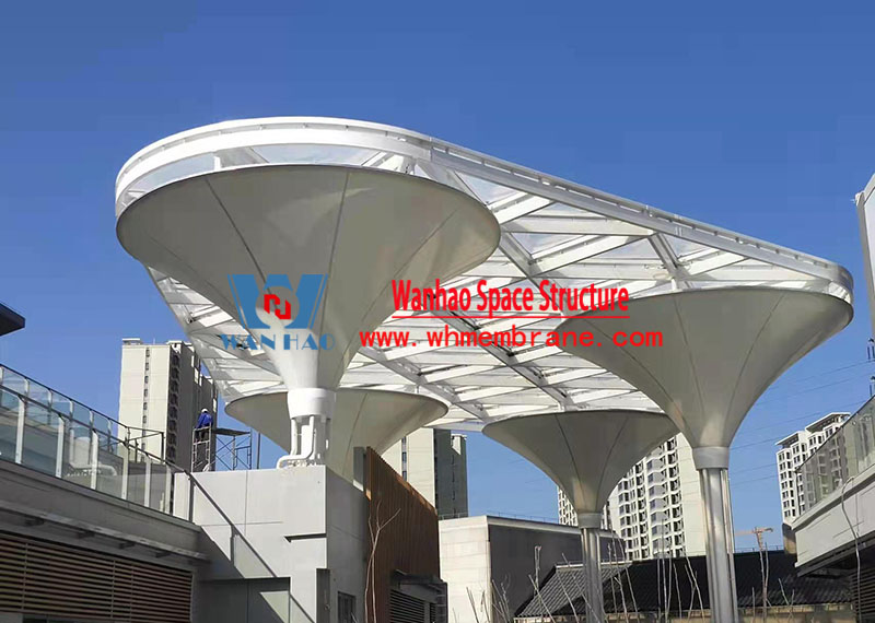 Taizhou Dabanqiao ETFE air pillow canopy project