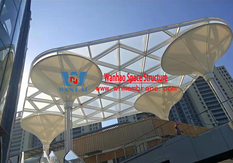 Taizhou Dabanqiao ETFE air pillow canopy project