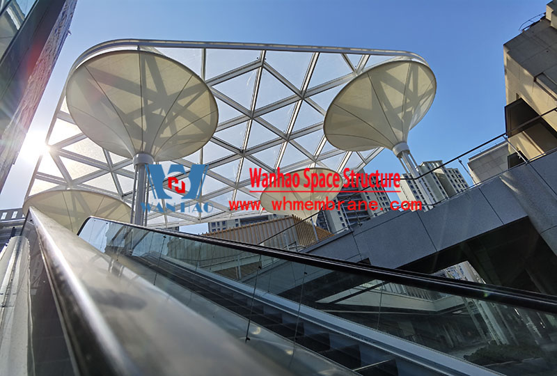 Taizhou Dabanqiao ETFE air pillow canopy project