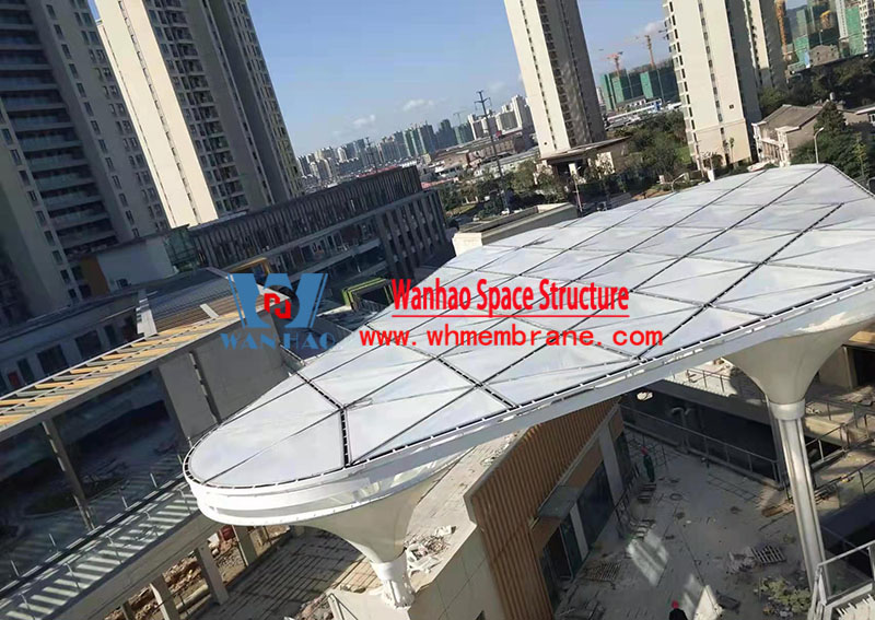 Taizhou Dabanqiao ETFE air pillow canopy project