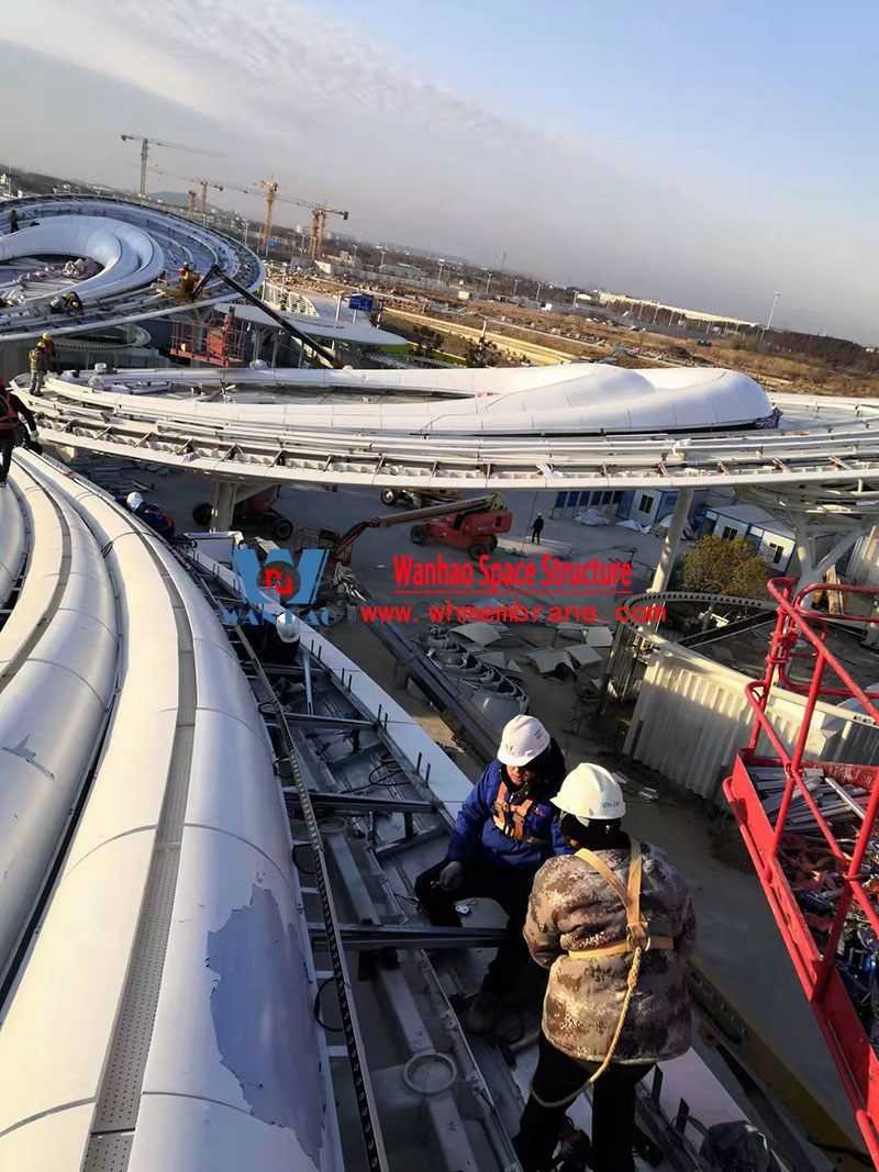 Shanghai-Tong Railway Zhangjiagang Station Local Auxiliary Project is nearing completion