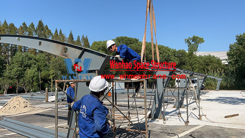 Renovation and Upgrading Project of Sunshade in North Gate Parking Lot of Ningbo University