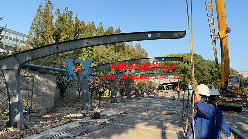 Renovation and Upgrading Project of Sunshade in North Gate Parking Lot of Ningbo University