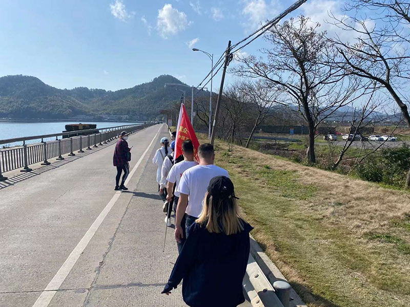 China Wanhao high-level team building activity - 40 km walk