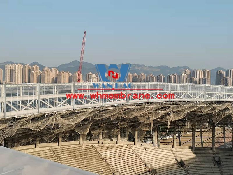 ETFE Roof Membrane Structure Project of Chongqing Longxing Football Stadium Project, the host venue of the 2023 Asian Cup