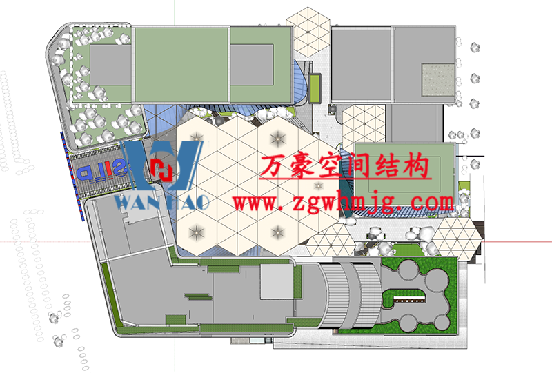 Wanhao 2022 No. 3 - Membrane Steel Structure Project of China-ASEAN Featured Commodities Convergence Center