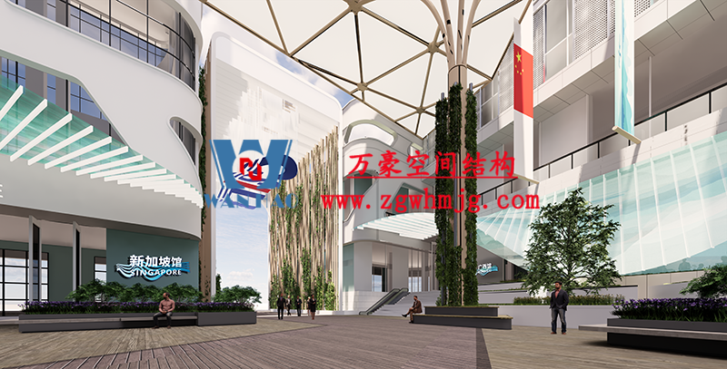 Wanhao 2022 No. 3 - Membrane Steel Structure Project of China-ASEAN Featured Commodities Convergence Center