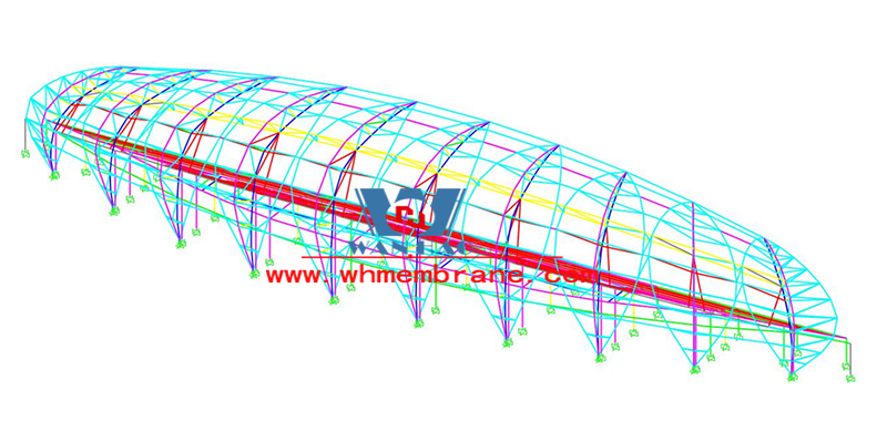 Wanhao 2022 No. 6 - Longquan Stadium Steel Membrane Structure Project